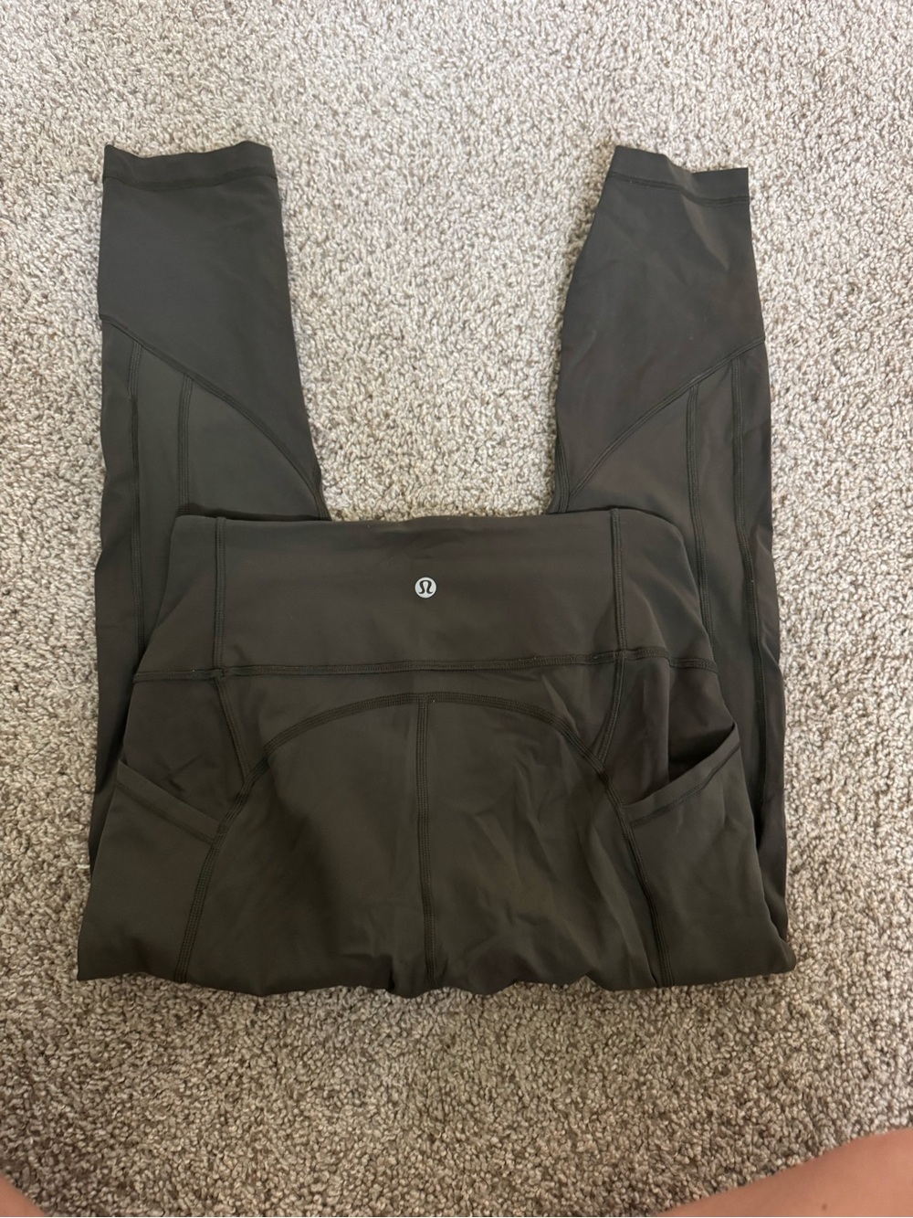 lululemon athletica Olive Green Workout Leggings